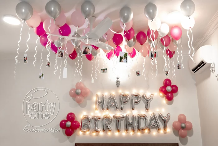 birthday Pink Birthday Balloon Surprise